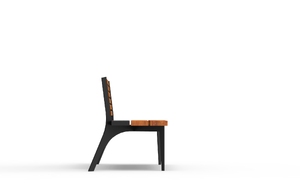 mobilier stradal, sezuturi, spatar din lemn, scaune din lemn, retro