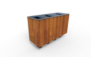 mobilier stradal, cos de gunoi, volum mare, montat pe stalp, capac montat cu stift, segregare completa, segregarea preliminara