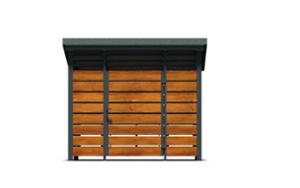 mobilier stradal, altele, acoperis, spatiu pentru cos de gunoi