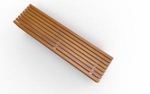 mobilier stradal, banca, beton, beton finisat, scaune din lemn