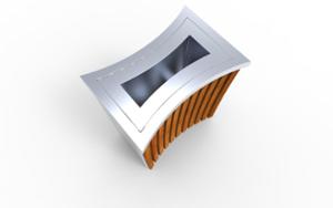 mobilier stradal, cos de gunoi