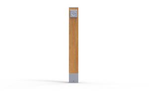 mobilier stradal, altele, bolard, lemn, 230v si/sau priza usb, wifi statie
