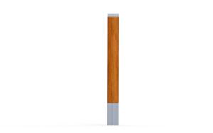 mobilier stradal, bolard, lemn