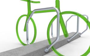 mobilier stradal, beton, beton finisat, logo, stand de biciclete, suport bicicleta, suporturi multiple, de sine statator