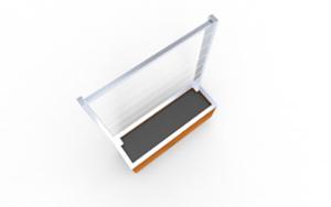 mobilier stradal, jardiniera, altele, lemn, mobile (compatibil pentru mufa de jante), spalier