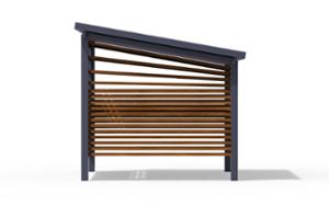 mobilier stradal, altele, acoperis, spatiu pentru cos de gunoi