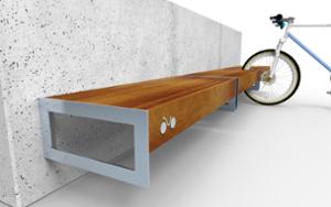 mobilier stradal, banca, stand de biciclete, atasat la perete, modular, pentru roata, suporturi multiple