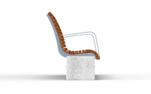 mobilier stradal, sezuturi, beton, beton finisat, spatar din lemn, scaune din lemn