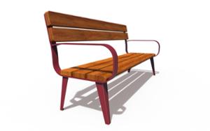 mobilier stradal, sezuturi, spatar din lemn, scaune din lemn, retro