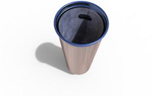 mobilier stradal, cos de gunoi, curbat