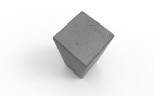 mobilier stradal, bolard, beton, beton finisat