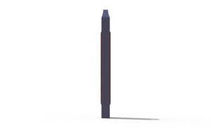 mobilier stradal, bolard, lemn