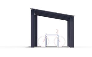 mobilier stradal, altele, stand de biciclete, acoperis, acoperis pentru biciclete, suporturi multiple
