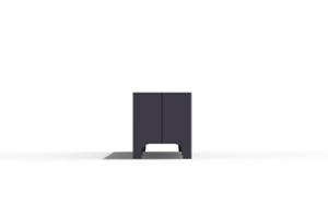 mobilier stradal, jardiniera, corten, mobile (compatibil pentru mufa de jante), modular
