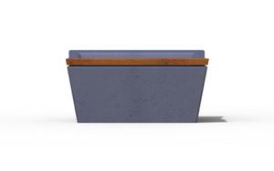 mobilier stradal, jardiniera, banca, beton, beton finisat