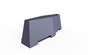 mobilier stradal, jardiniera, antitero, beton, beton finisat, mobile (compatibil pentru mufa de jante)