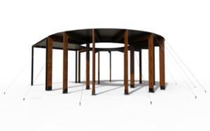 mobilier stradal, altele, modular, pergola