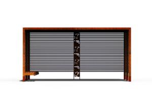 mobilier stradal, altele, corten, pergola, acoperis
