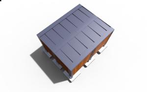 mobilier stradal, altele, corten, pergola, acoperis