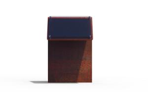 mobilier stradal, altele, corten, panou informativ