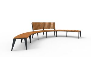 mobilier stradal, sezuturi, scanduri orizontale, spatar din lemn, curbat, scaune din lemn