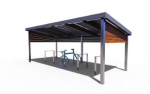 mobilier stradal, altele, stand de biciclete, acoperis, acoperis pentru biciclete