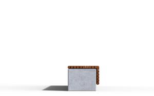 mobilier stradal, banca, beton, beton finisat, partea de sus a zidului, scaune din lemn
