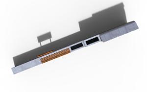 mobilier stradal, jardiniera, banca, sezuturi, beton, beton finisat, scanduri verticale, scanduri orizontale, spatar din lemn, scaune din lemn