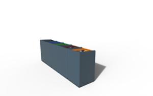 mobilier stradal, cos de gunoi, volum mare, segregare completa