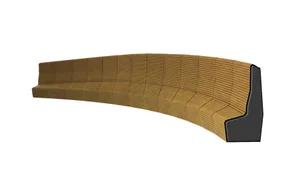 mobilier stradal, sezuturi, modular, curbat, spatar inalt