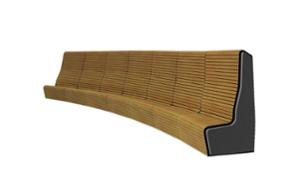 mobilier stradal, sezuturi, modular, curbat, spatar inalt