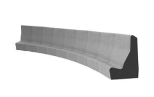 mobilier stradal, sezuturi, modular, curbat, spatar inalt