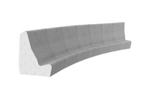 mobilier stradal, sezuturi, modular, curbat, spatar inalt