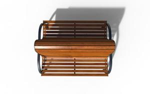 mobilier stradal, sezuturi, fata-dubla, spatar din lemn, cotiera, scaune din lemn