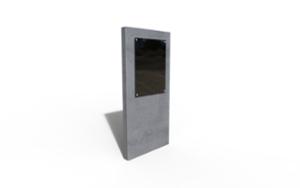 mobilier stradal, altele, beton, beton finisat, panou informativ, stalp de informare
