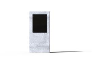 mobilier stradal, altele, beton, beton finisat, panou informativ, stalp de informare