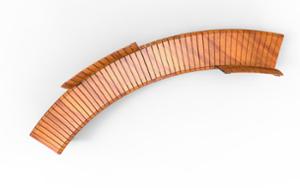 mobilier stradal, banca, sezuturi, modular, curbat