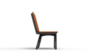mobilier stradal, sezuturi, scanduri orizontale, spatar din lemn, scaune din lemn
