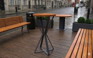 mobilier stradal, altele, masa mica, masa, masa inalta
