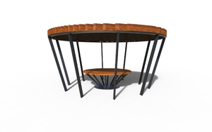 mobilier stradal, altele, pergola, curbat, masa, acoperis