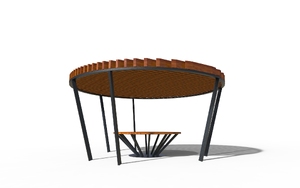 mobilier stradal, altele, pergola, curbat, masa, acoperis