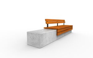 mobilier stradal, sezuturi, beton, beton finisat, partea de sus a zidului, spatar din lemn, scaune din lemn