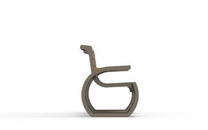 mobilier stradal, sezuturi, pentru persoanele in varsta, accesibil pentru persoane cu handicap, spatar din lemn, scaune din lemn, masa mica, masa