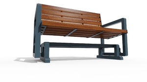 mobilier stradal, sezuturi, pentru persoanele in varsta, lemn, leagan, spatar din lemn, scaune din lemn, otel
