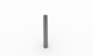 mobilier stradal, bolard, aluminium, beton, odlew aluminiowy