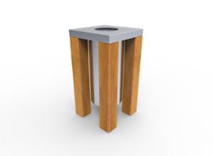 mobilier stradal, cos de gunoi, logo
