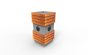 mobilier stradal, cos de gunoi