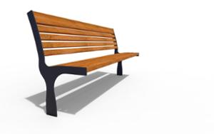 mobilier stradal, sezuturi, scaune din lemn, spatar din lemn