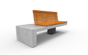 mobilier stradal, beton, beton finisat, sezuturi, scaune din lemn