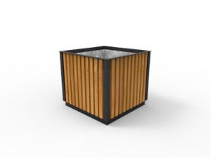 mobilier stradal, jardiniera, lemn, rectangular